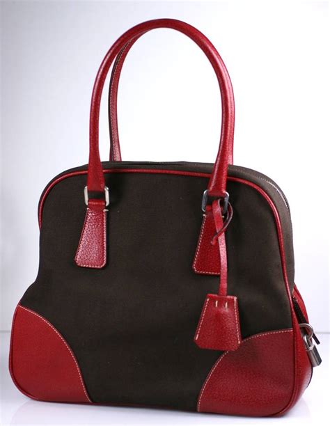 prada bowler bag|prada canvas bowling bag.